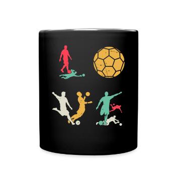 Soccer LOVE Soccer Player - Soccer Lover - Tasse einfarbig - Schwarz - Vorne