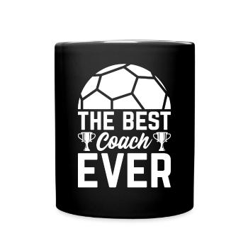 The Best Soccer Coach Ever - Soccer Trainer Soccer - Full Colour Mug - black - Front