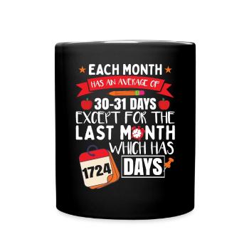 Funny School Teacher Teaching - Full Colour Mug - black - Front