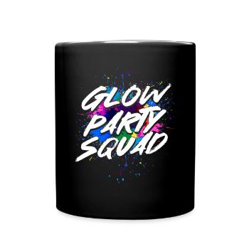 Glow Party Squad - Full Colour Mug - black - Front