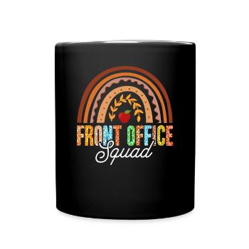 Escouade Front Office - Mug uni - noir - Devant