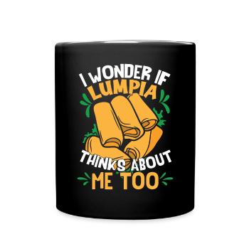 Funny Lumpia Philippines - Full Colour Mug - black - Front