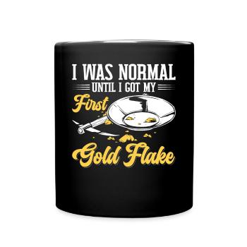 Funny Gold Panners Gold Seekers Gold Diggers Excavators - Full Colour Mug - black - Front