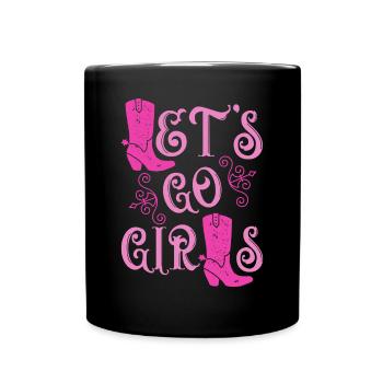 Lets Go Girls Jga Frauen - Tasse einfarbig - Schwarz - Vorne