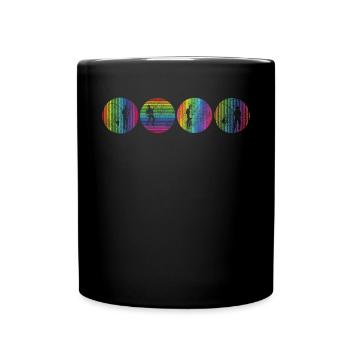 Angler Gift Idea Hobby Fishing - Full Colour Mug - black - Front
