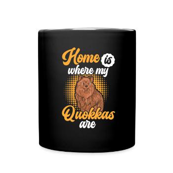 Quokka est ma maison Mars Australie - Mug uni - noir - Devant