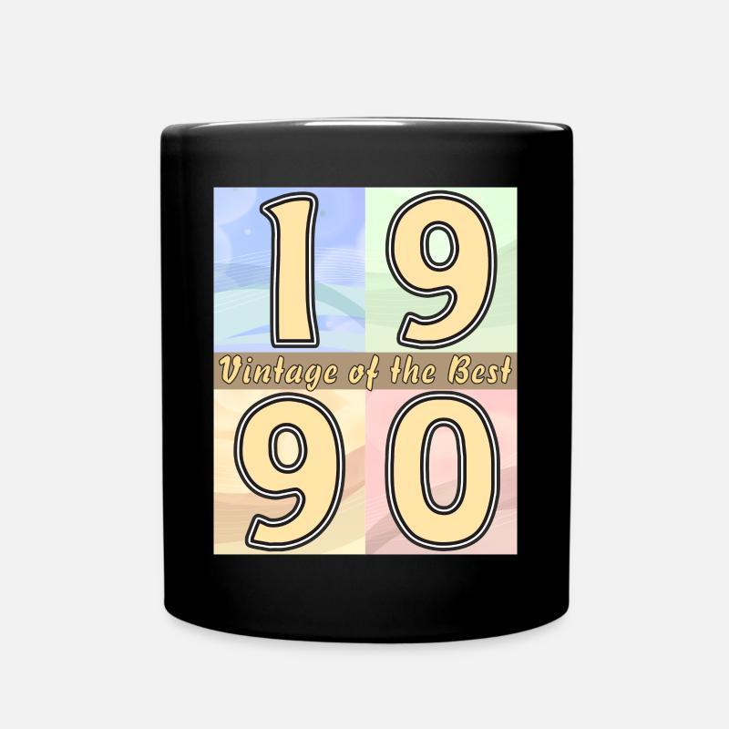 ANNÉE D’ANNIVERSAIRE 1990 - Mug uni - noir