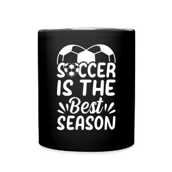 Soccer Is The Best Season - Soccer Player - Full Colour Mug - black - Front