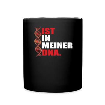 Angler Geschenkidee Hobby Angeln - Tasse einfarbig - Schwarz - Vorne