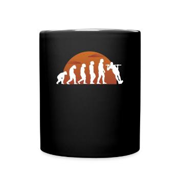 Fitness Calisthenics Evolution - Tasse einfarbig - Schwarz - Vorne