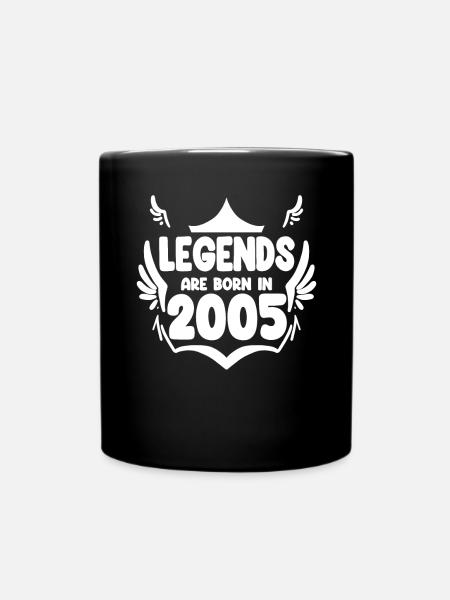 2005 - Born 2005 - Full Colour Mug - black