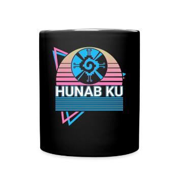 Hunab Ku Maya Aztec Rétro - Mug uni - noir - Devant