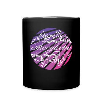 BERG LIEBE SILHOUETTE - Tasse einfarbig - Schwarz - Vorne