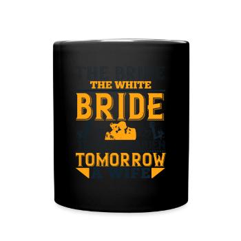 La mariée, la mariée blanche aujourd’hui jeune fille, - Mug uni - noir - Devant
