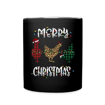 Joyeux Noël - Mug uni - noir - Devant