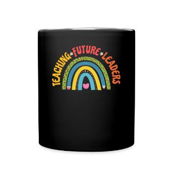 Enseignante au primaire Éducatrice de maternelle - Mug uni - noir - Devant