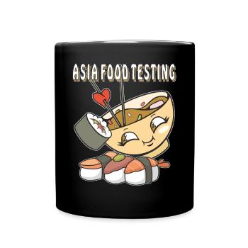 ASIA FOOD TESTING - Tasse einfarbig - Schwarz - Vorne