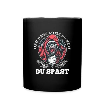Techno Slogan Electro Party Festival Rave - Mug uni - noir - Devant