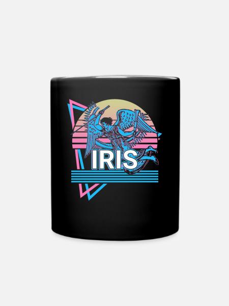 Iris Göttin Antike griechische Mythologie Retro - Tasse einfarbig - Schwarz