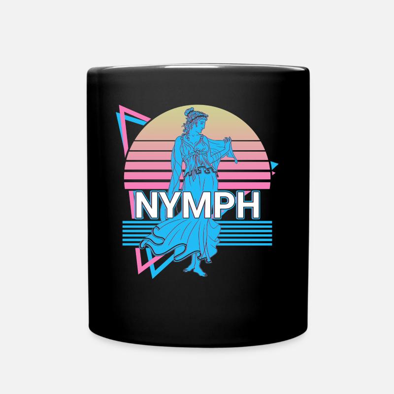 Nymphe Altgriechisch Griechische Mythologie Natur - Tasse einfarbig - Schwarz