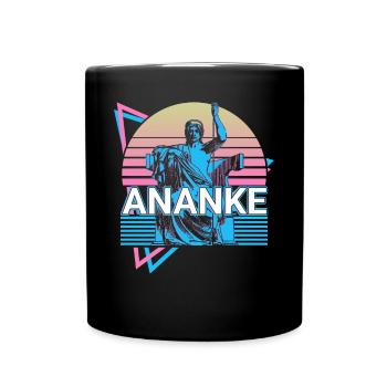 Ananke Goddess Ancient Greek Greek mythology - Full Colour Mug - black - Front