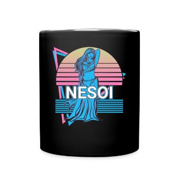 Déesse Nesoi Mythologie grecque antique - Mug uni - noir - Devant