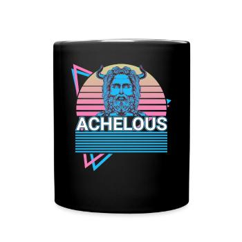 Achelous griechischer Gott Antike griechische Myth - Tasse einfarbig - Schwarz - Vorne