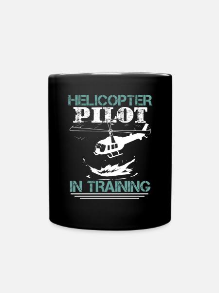 Drôle de pilote d’hélicoptère - Mug uni - noir