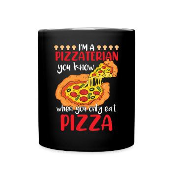 Pizza Lover - Full Colour Mug - black - Front