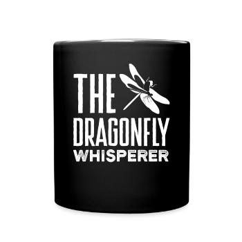 Libellen Libellen Entomologie Die Libelle - Tasse einfarbig - Schwarz - Vorne