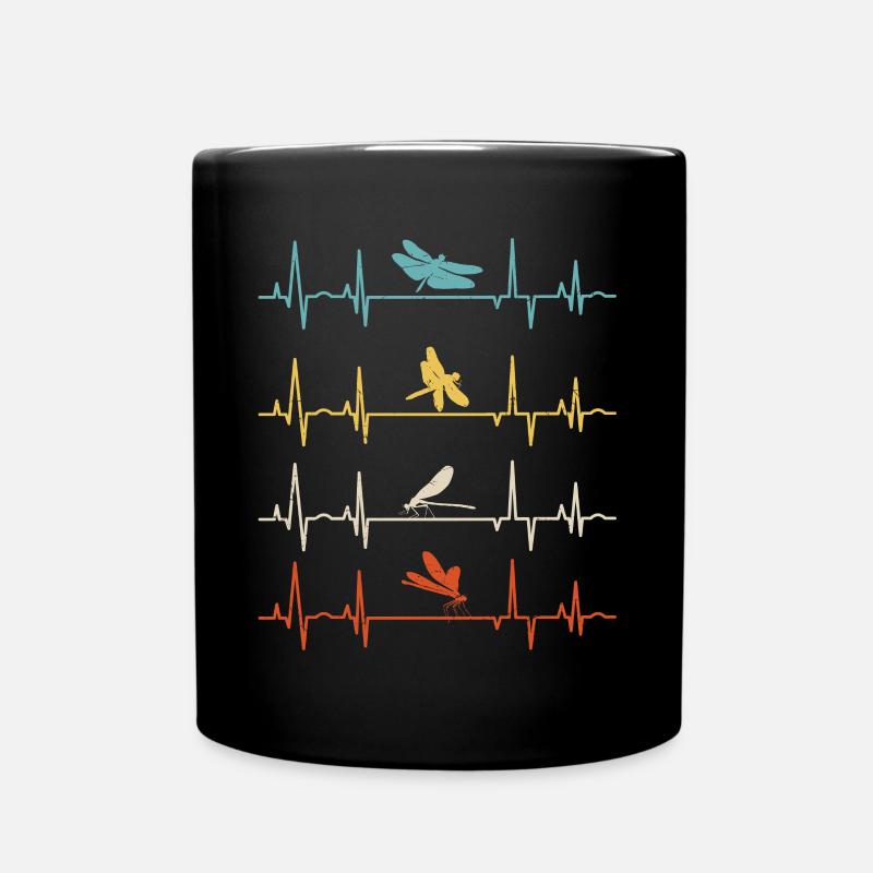Libellule Demoiselle Libellules Entomologie - Mug uni - noir