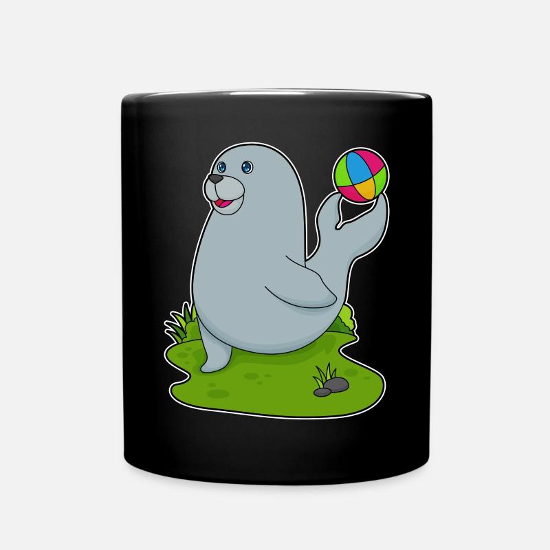 Seal Water Polo - Mug uni - noir