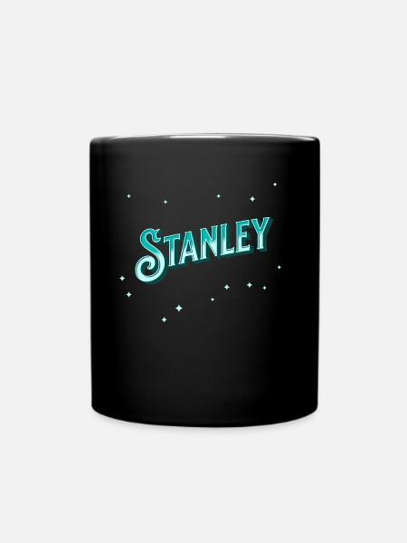 Stanley Namen personalisiert - Tasse einfarbig - Schwarz