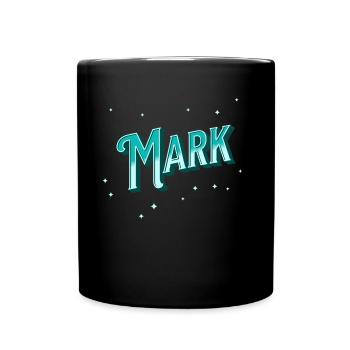 Mark name personalized - Full Colour Mug - black - Front