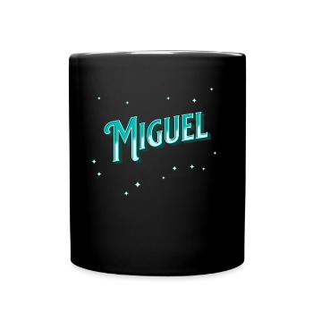 Miguel name personalized - Full Colour Mug - black - Front