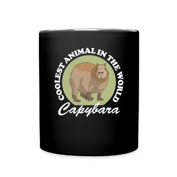 Capybara capybaras Capybaras gift - Full Colour Mug - black - Front