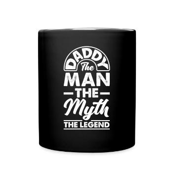 Papa Père Cadeau de la fête des pères - Mug uni - noir - Devant