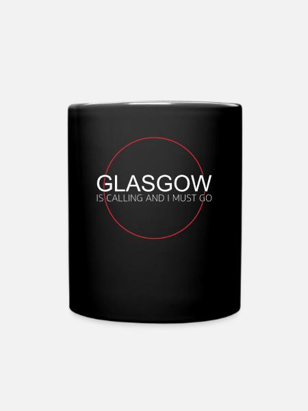 Glasgow - Full Colour Mug - black