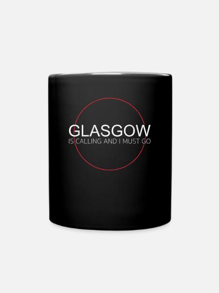 Glasgow - Full Colour Mug - black