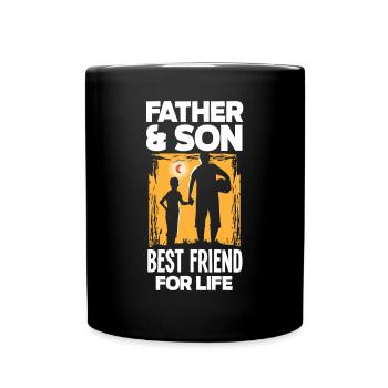 Papa Père Cadeau de la fête des pères - Mug uni - noir - Devant