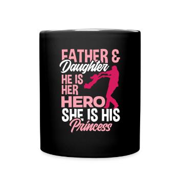 Papa Père Cadeau de la fête des pères - Mug uni - noir - Devant