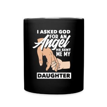 Papa Père Cadeau de la fête des pères - Mug uni - noir - Devant