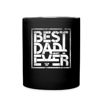 Papa Père Cadeau de la fête des pères - Mug uni - noir - Devant