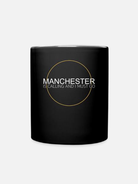 Manchester Quote - Full Colour Mug - black