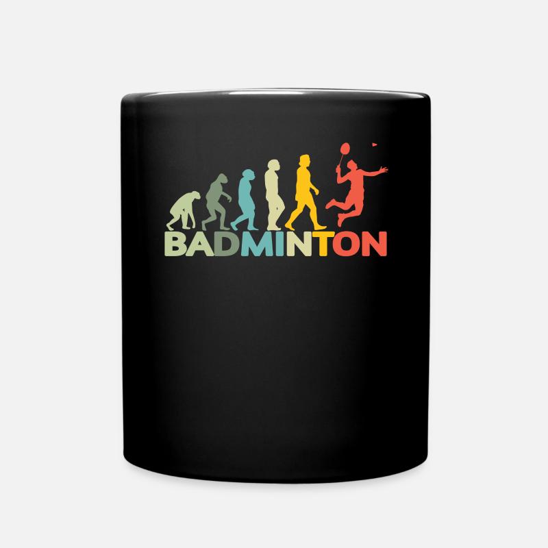 Conception d’idée cadeau de joueur de badminton - Mug uni - noir