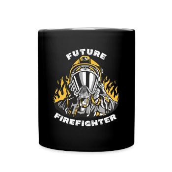 Future Firefighter - Full Colour Mug - black - Front