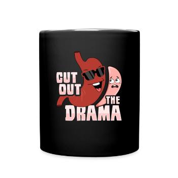 Bastric Sleeve - Schluss mit dem Drama für die Gen - Tasse einfarbig - Schwarz - Vorne