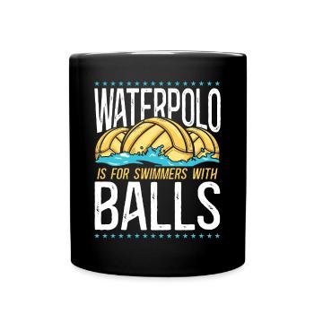 Water Polo Vintage Water Polo Is - Full Colour Mug - black - Front
