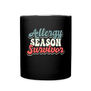 Cadeau de chandail de survivant de la saison des allergies - Mug uni - noir - Devant