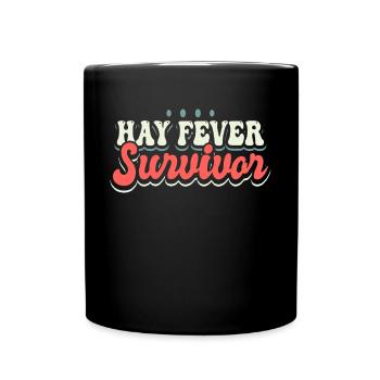 Hay Fever Survivor Shirt Gift - Full Colour Mug - black - Front